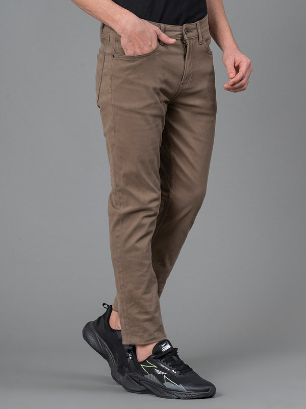 Redtape Classic Skinny Jeans For Men Olive