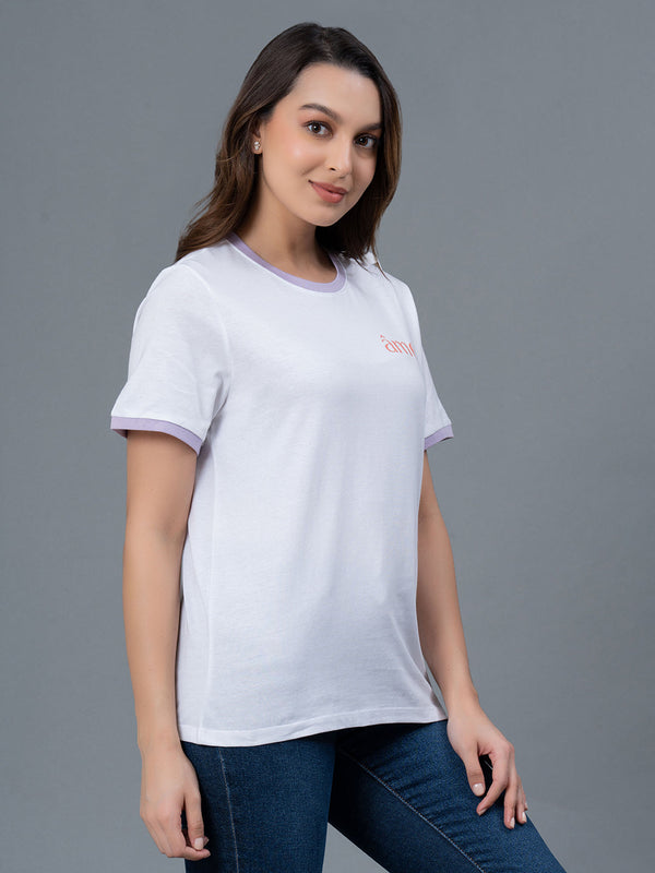 Redtape Comfortable Casual T-Shirt For Women White