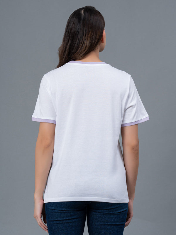 Redtape Comfortable Casual T-Shirt For Women White