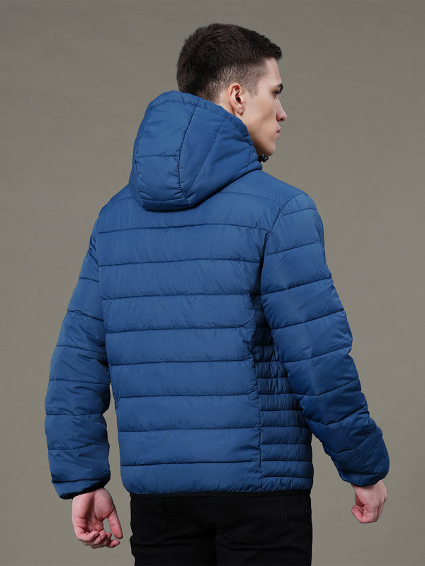 Redtape Hooded Jacket For Men Blue