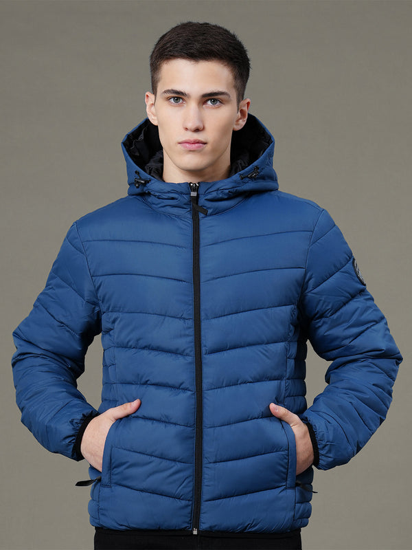 redtape Hooded Jacket for Men Blue