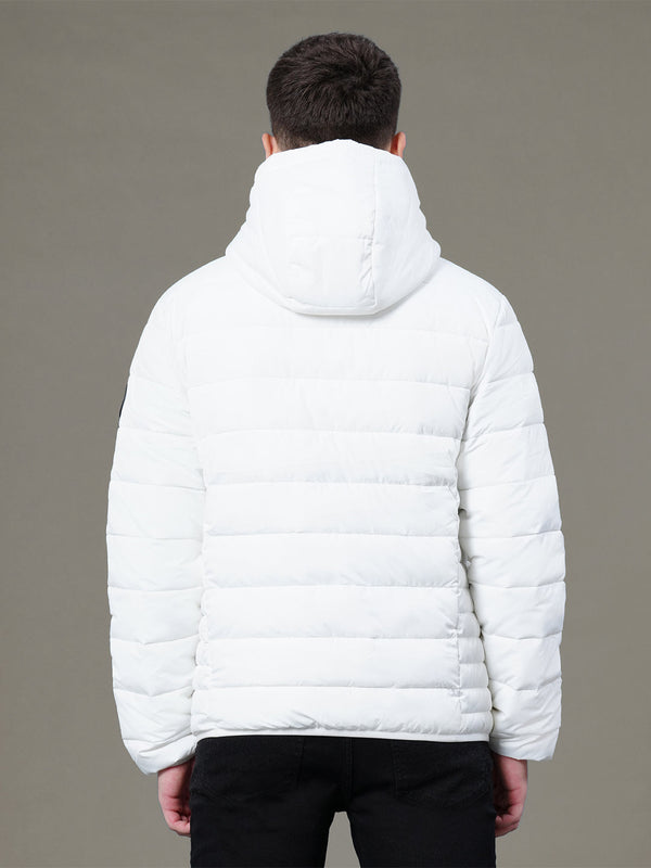 Redtape Hooded Jacket For Men White