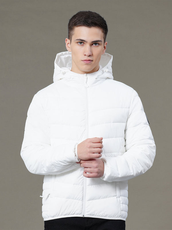 redtape Hooded Jacket for Men White