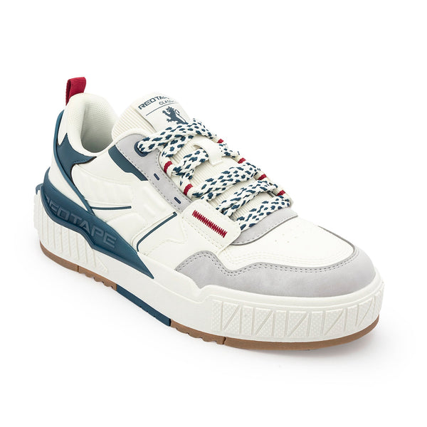 Redtape Lifestyle Sneaker Shoes For Men White/Blue