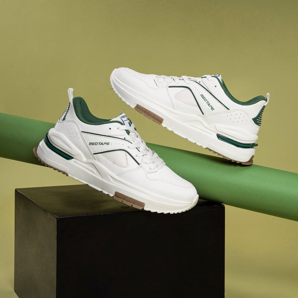 Redtape Lifestyle Sneaker Shoes For Men White/Blue