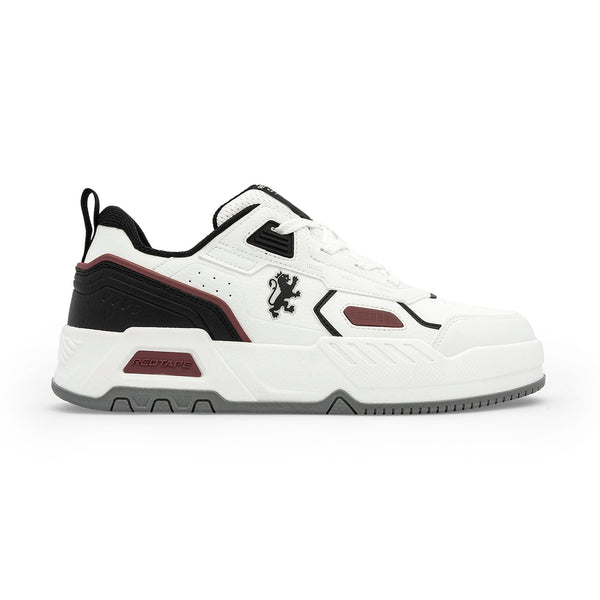 Redtape Lifestyle Sneakers For Men White/Maroon