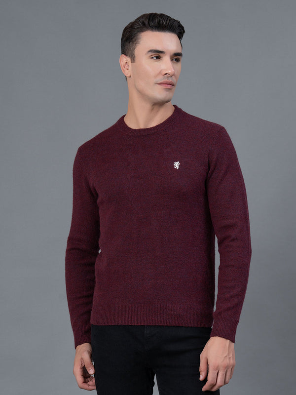 Redtape Maroon Casual Sweater For Men Maroon
