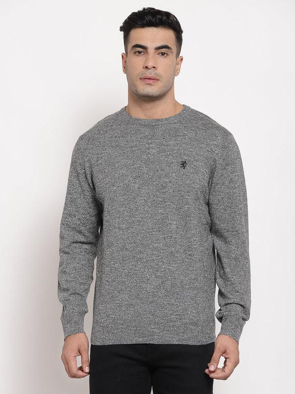 Redtape Men Dark Grey Sweater Dark Grey