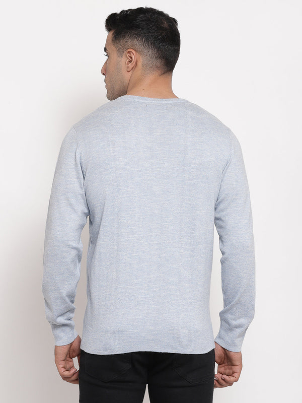 Redtape Men Light Blue Sweater Light Blue