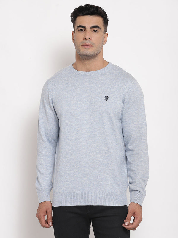 redtape Men Light Blue Sweater Light Blue