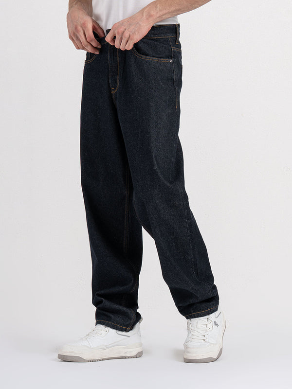 Redtape Men's Baggy Fit Jeans Carbon Black