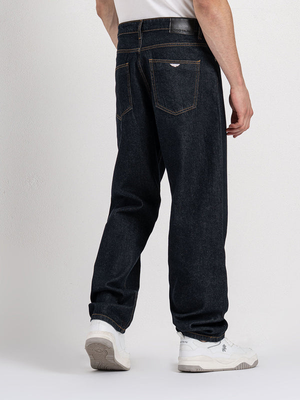 Redtape Men's Baggy Fit Jeans Carbon Black