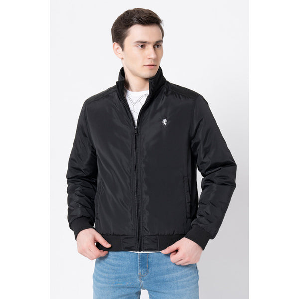 Redtape Men's Black Solid Jacket Black