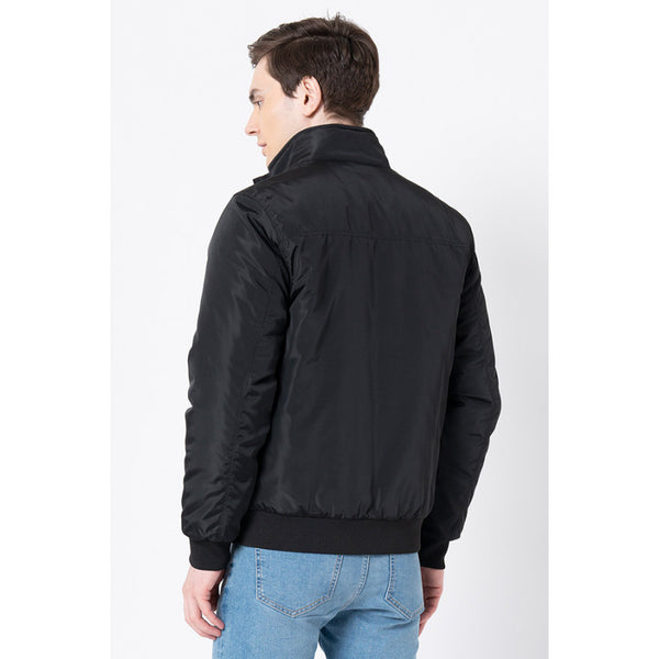 Redtape Men's Black Solid Jacket Black