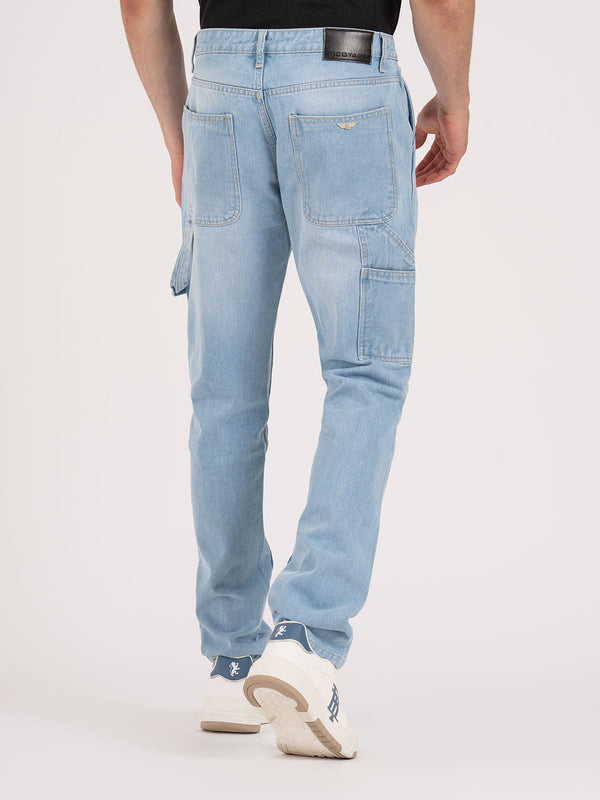 Redtape Men's Carpenter Denim Ice Blue