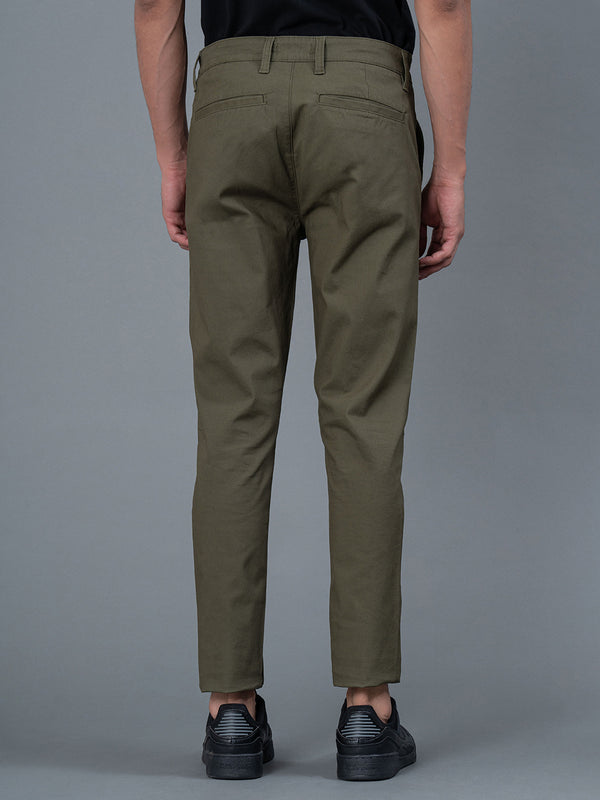 Redtape Men's Casual Chinos Olive