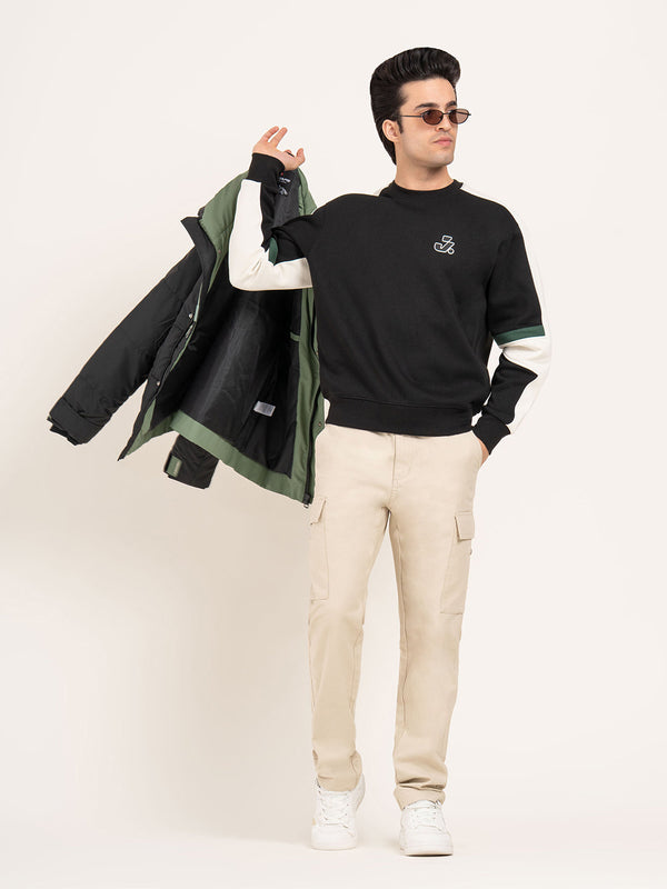 Redtape Men’s Fleece Sweatshirt Black