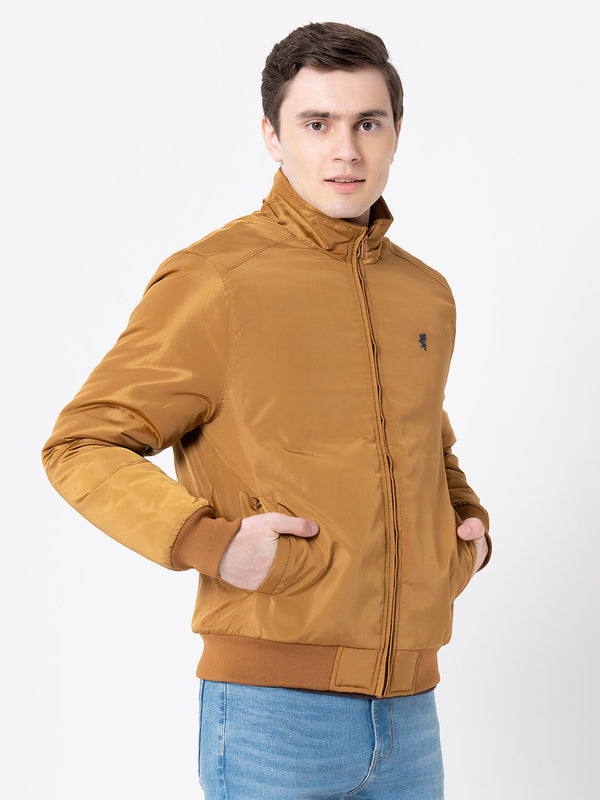 Redtape Men's Mustard Solid Jacket Mustard