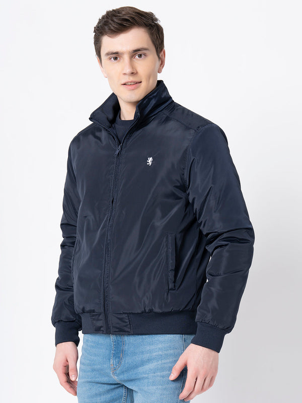 Redtape Men's Navy Solid Jacket Navy