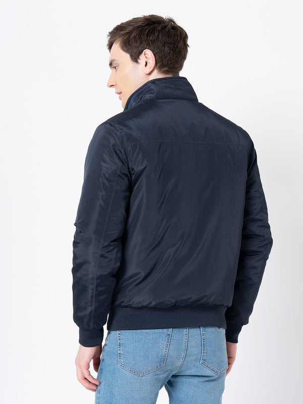Redtape Men's Navy Solid Jacket Navy