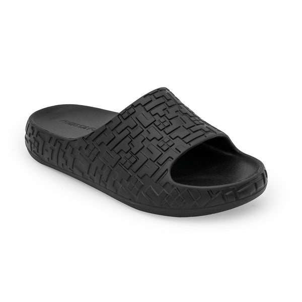 Redtape Men's Pool Sliders Black