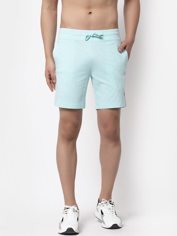 Redtape Men's Regular Fit Active Shorts Aqua