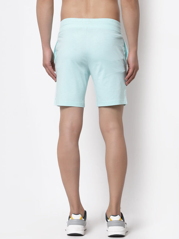 Redtape Men's Regular Fit Active Shorts Aqua