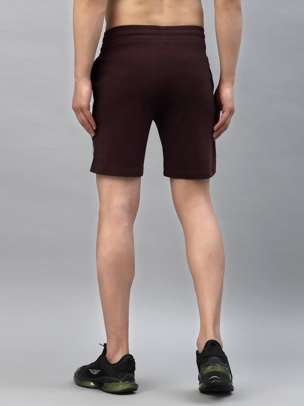 Redtape Men's Regular Fit Active Shorts Maroon