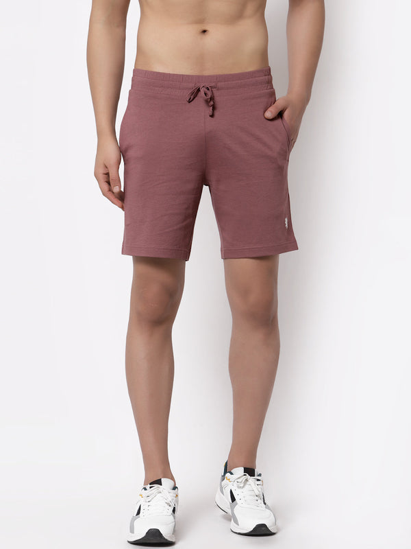 redtape Men's Regular Fit Active Shorts Mauve