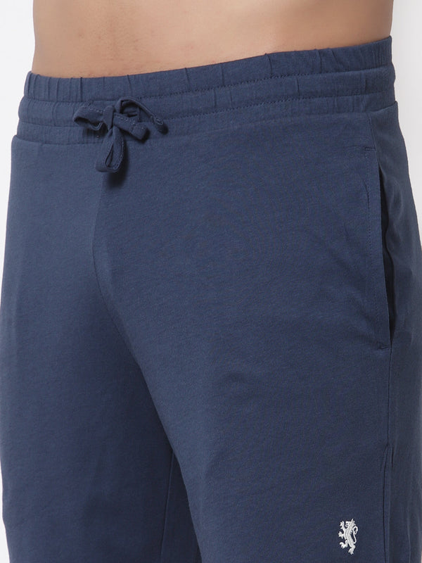 Redtape Men's Regular Fit Active Shorts Mid Blue