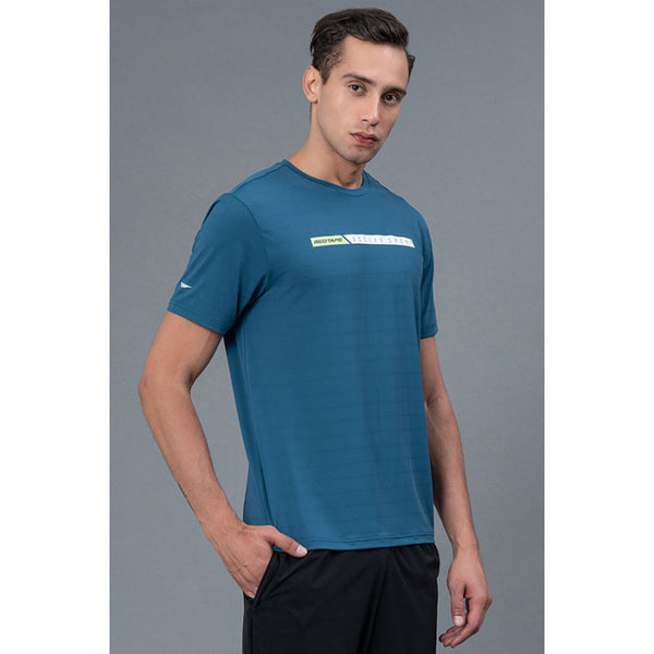 Redtape Men's Regular T-Shirt Teal