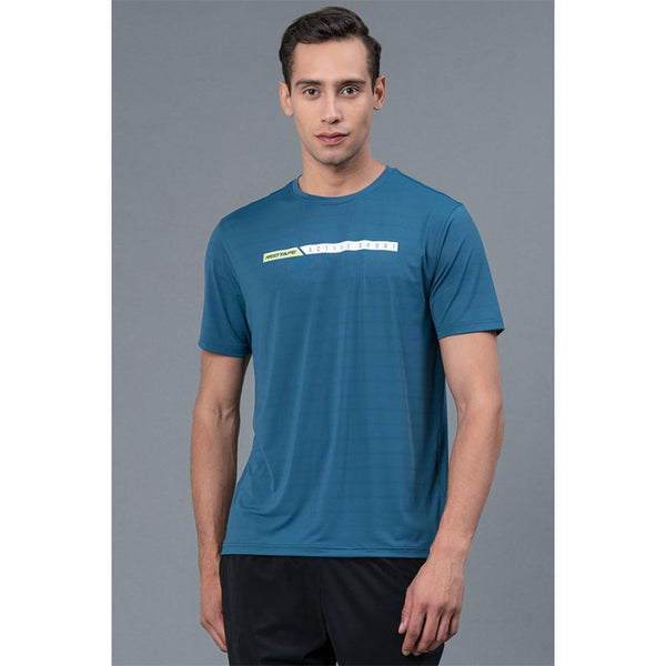 redtape Men's Regular T-Shirt Teal