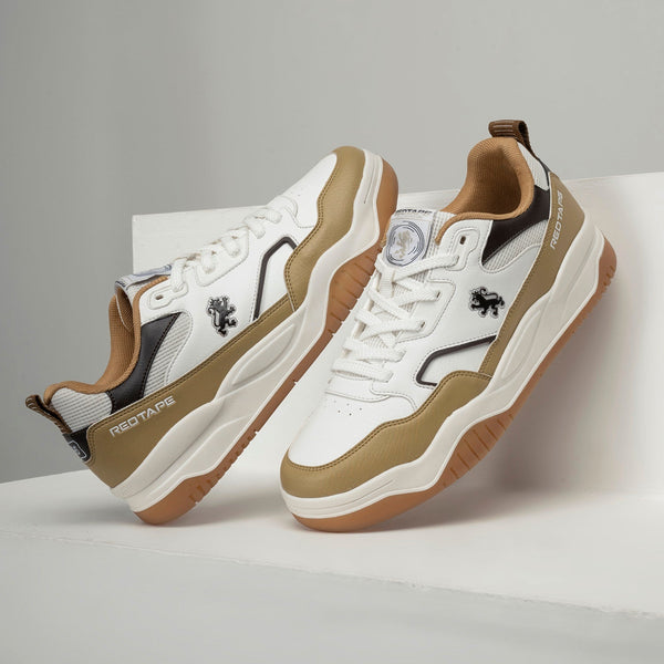 redtape Men's Sneakers Mustard/White