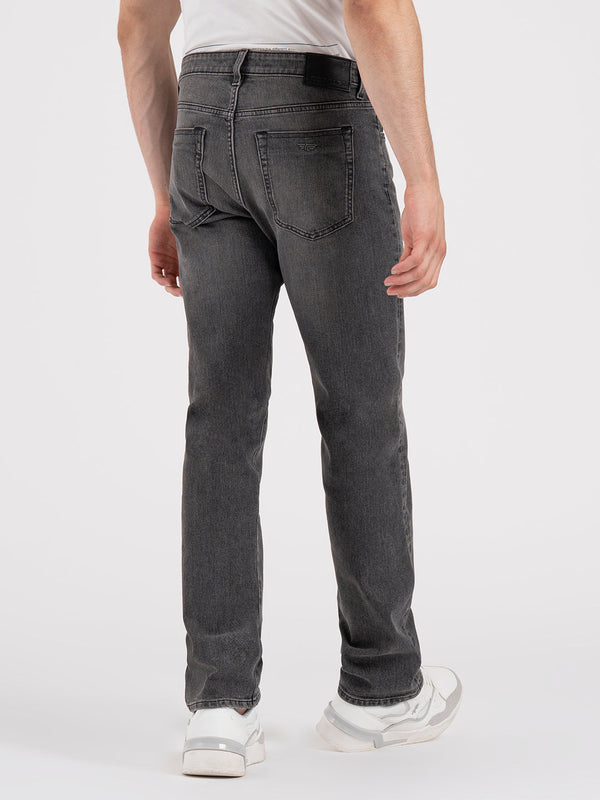 Redtape Men’s Straight Fit Denim Jeans Grey