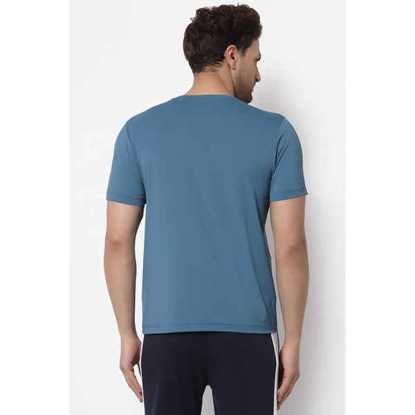 Redtape Men's Teal Active Wear T-Shirt Teal