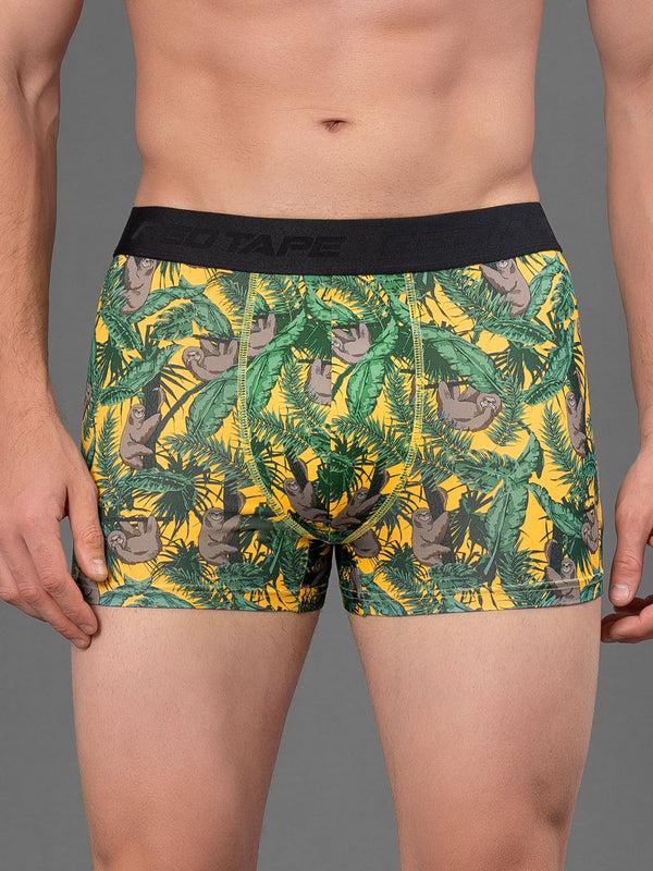 Redtape Premium Printed Trunks For Men Black