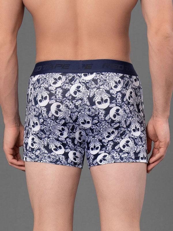 Redtape Premium Printed Trunks For Men Navy