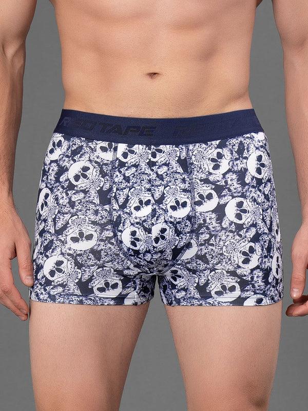redtape Premium Printed Trunks for Men Navy