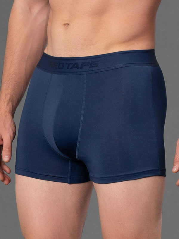 Redtape Premium Solid Trunks For Men Dark Blue