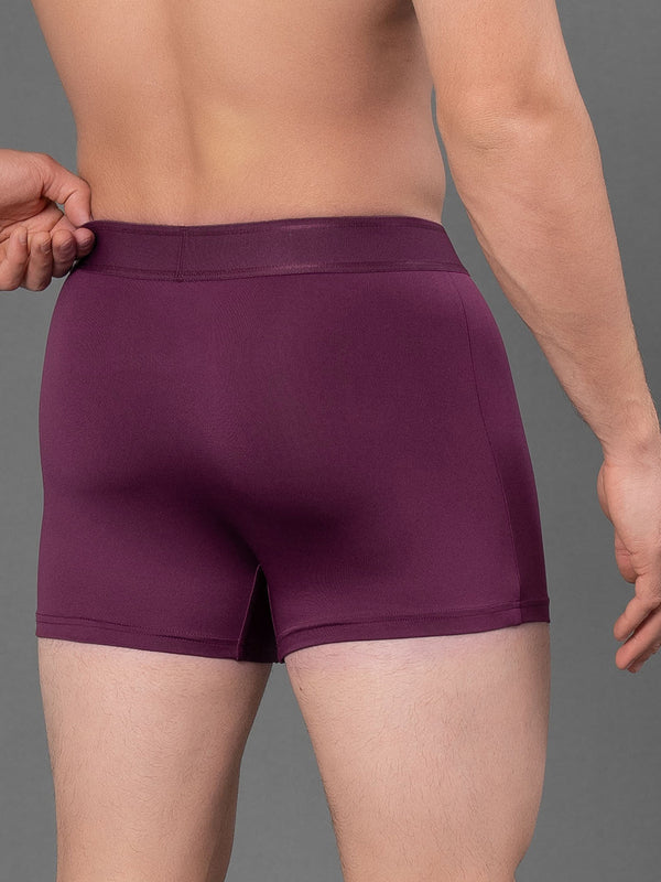 Redtape Premium Solid Trunks For Men Maroon