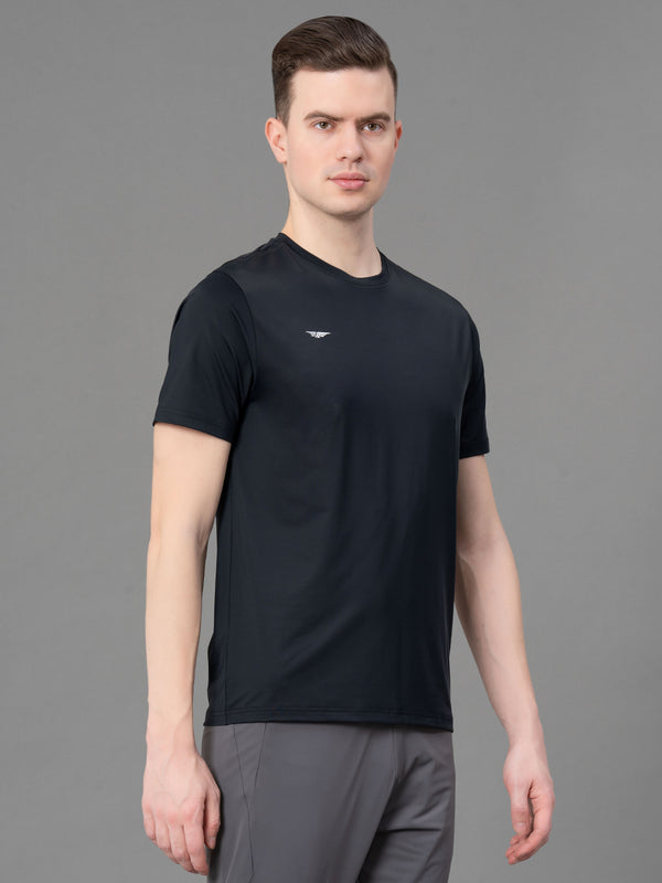 Redtape Printed Activewear T-Shirt For Men Black