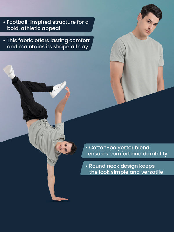 Redtape Round Neck T-shirt For Men Muted Green