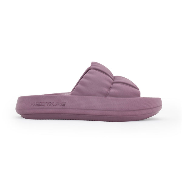 Redtape Sliders Flip-Flops For Women Berry /Grape