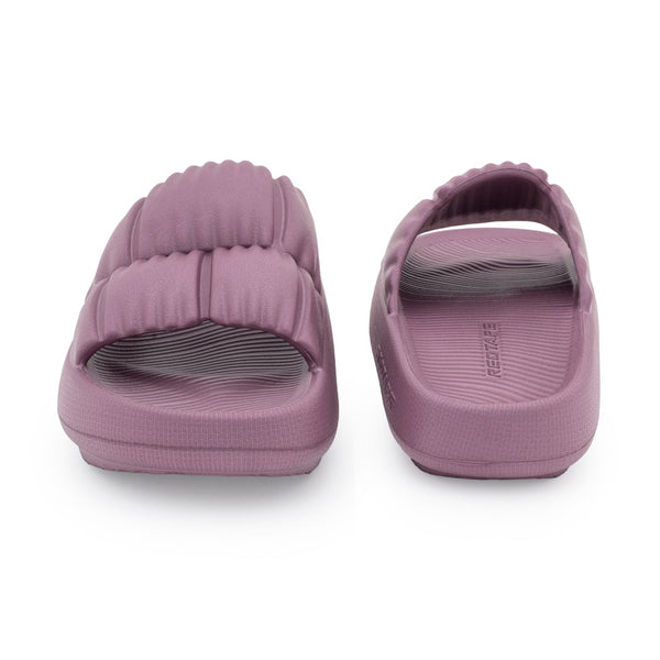 Redtape Sliders Flip-Flops For Women Berry /Grape