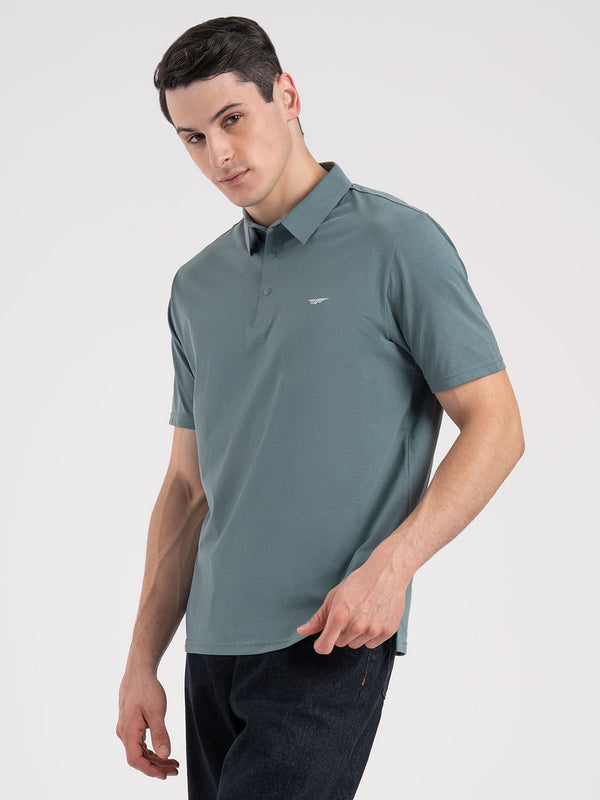 Redtape Solid Polo T-Shirt For Men Slate Blue
