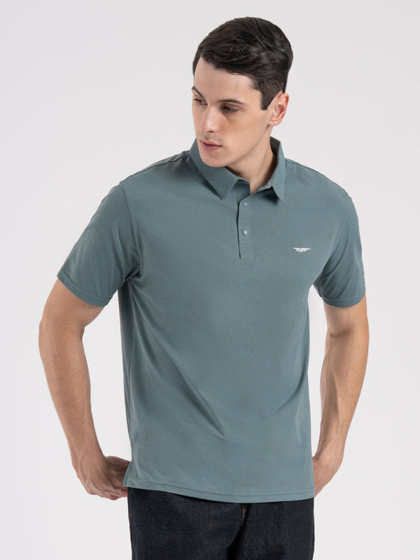 redtape Solid Polo T-Shirt for Men Slate Blue