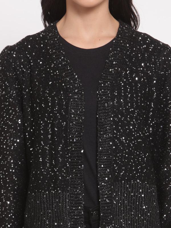 Redtape Women Black Sweater Black