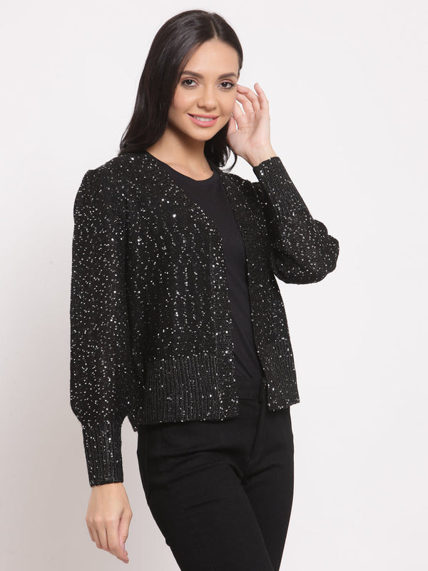Redtape Women Black Sweater Black