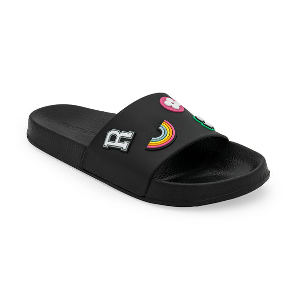 Redtape Women's Flip-Flop Sliders Black