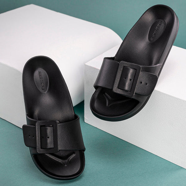 redtape Women's Sliders Black